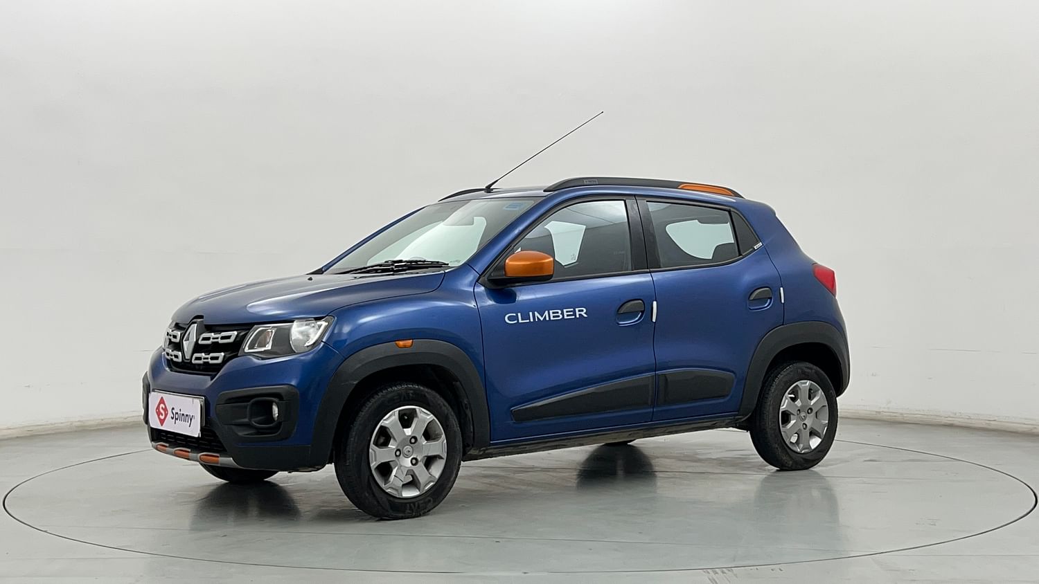 Kwid electric deals blue colour