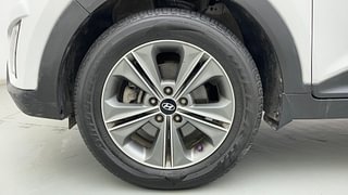 Used 2017 Hyundai Creta [2015-2018] 1.6 SX Plus Auto Petrol Petrol Automatic tyres LEFT FRONT TYRE RIM VIEW