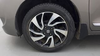 Used 2021 Maruti Suzuki Baleno [2019-2022] Alpha Petrol Petrol Manual tyres LEFT FRONT TYRE RIM VIEW