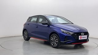 Used 2022 Hyundai i20 N Line N8 1.0 Turbo iMT Dual Tone Petrol Manual exterior RIGHT FRONT CORNER VIEW