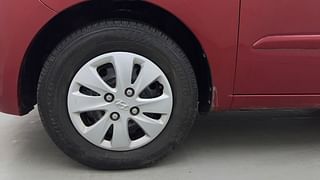 Used 2012 Hyundai i10 [2010-2016] Sportz AT Petrol Petrol Automatic tyres LEFT FRONT TYRE RIM VIEW