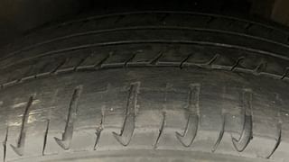 Used 2016 Volkswagen Ameo [2016-2020] Comfortline 1.2L (P) Petrol Manual tyres LEFT FRONT TYRE TREAD VIEW