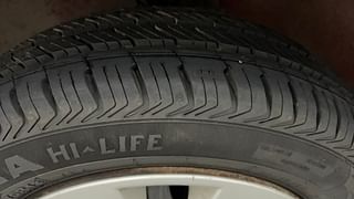 Used 2012 Maruti Suzuki Alto K10 [2010-2014] VXi Petrol Manual tyres LEFT FRONT TYRE TREAD VIEW