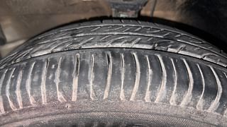 Used 2011 Maruti Suzuki Wagon R 1.0 [2010-2019] VXi Petrol Manual tyres LEFT FRONT TYRE TREAD VIEW