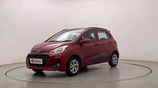 Used 2019 Hyundai Grand i10 [2017-2020] Sportz 1.2 Kappa VTVT CNG (Outside Fitted) Petrol+cng Manual exterior LEFT FRONT CORNER VIEW