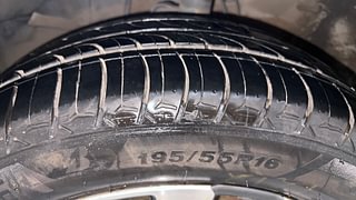 Used 2021 Honda City ZX Petrol Manual tyres LEFT FRONT TYRE TREAD VIEW