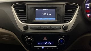 Used 2019 Hyundai Verna [2017-2020] 1.4 EX CRDi Diesel Manual interior MUSIC SYSTEM & AC CONTROL VIEW