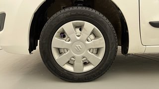 Used 2018 Maruti Suzuki Wagon R 1.0 [2013-2019] LXi CNG Petrol+cng Manual tyres LEFT FRONT TYRE RIM VIEW