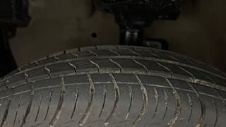Used 2015 Maruti Suzuki Celerio VXI AMT Petrol Automatic tyres LEFT FRONT TYRE TREAD VIEW