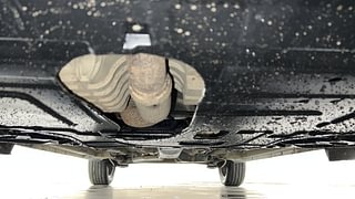 Used 2021 Mahindra XUV 300 W8 (O) Petrol Petrol Manual extra FRONT LEFT UNDERBODY VIEW