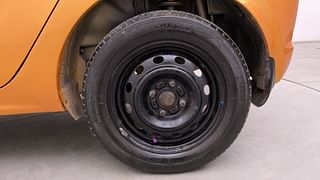 Used 2016 Tata Tiago [2016-2020] Revotron XZ Petrol Manual tyres LEFT REAR TYRE RIM VIEW