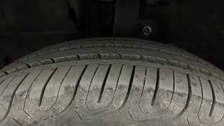 Used 2016 Mahindra KUV100 [2015-2017] K8 6 STR Petrol Manual tyres LEFT FRONT TYRE TREAD VIEW