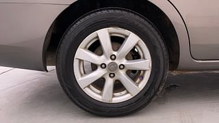 Used 2013 Nissan Sunny [2011-2014] XV Diesel Diesel Manual tyres RIGHT REAR TYRE RIM VIEW