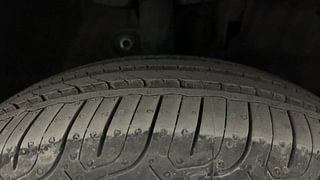 Used 2016 Mahindra KUV100 [2015-2017] K8 6 STR Petrol Manual tyres RIGHT FRONT TYRE TREAD VIEW