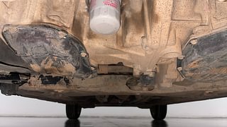 Used 2014 Nissan Micra [2013-2020] XV CVT Petrol Automatic extra FRONT LEFT UNDERBODY VIEW