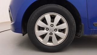 Used 2014 Hyundai Xcent [2014-2017] SX Petrol Petrol Manual tyres LEFT FRONT TYRE RIM VIEW