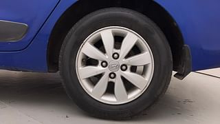 Used 2014 Hyundai Xcent [2014-2017] SX Petrol Petrol Manual tyres LEFT REAR TYRE RIM VIEW
