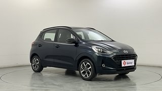 Used 2020 Hyundai Grand i10 Nios Sportz 1.2 Kappa VTVT Dual Tone Petrol Manual exterior RIGHT FRONT CORNER VIEW