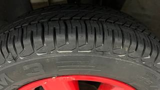 Used 2017 Renault Kwid RXT Anniversary Edition Petrol Manual tyres LEFT FRONT TYRE TREAD VIEW