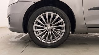 Used 2018 maruti-suzuki Ciaz Alpha Petrol AT Petrol Automatic tyres LEFT FRONT TYRE RIM VIEW