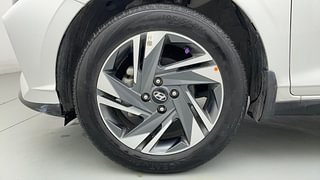 Used 2022 Hyundai New i20 Asta (O) 1.2 MT Petrol Manual tyres LEFT FRONT TYRE RIM VIEW