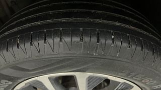 Used 2022 Maruti Suzuki Vitara Brezza [2020-2022] ZXI Plus Petrol Manual tyres LEFT FRONT TYRE TREAD VIEW