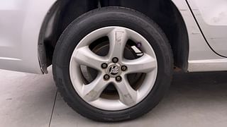 Used 2014 Skoda Rapid [2011-2016] Elegance Diesel MT Diesel Manual tyres RIGHT REAR TYRE RIM VIEW