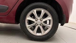 Used 2016 Hyundai Grand i10 [2013-2017] Asta (O) AT 1.2 kappa VTVT Petrol Automatic tyres LEFT REAR TYRE RIM VIEW