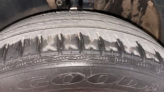 Used 2014 Skoda Rapid [2011-2016] Elegance Diesel MT Diesel Manual tyres LEFT FRONT TYRE TREAD VIEW