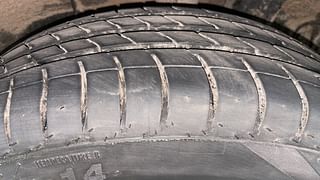Used 2016 Hyundai Xcent [2014-2017] SX Petrol Petrol Manual tyres LEFT REAR TYRE TREAD VIEW