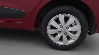 Used 2016 Hyundai Xcent [2014-2017] SX Petrol Petrol Manual tyres LEFT REAR TYRE RIM VIEW