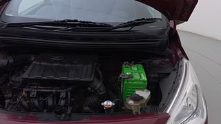 Used 2013 Hyundai Grand i10 [2013-2017] Magna 1.2 Kappa VTVT Petrol Manual engine ENGINE LEFT SIDE HINGE & APRON VIEW
