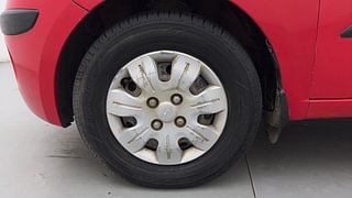 Used 2010 Hyundai i10 [2007-2010] Sportz  AT Petrol Petrol Automatic tyres LEFT FRONT TYRE RIM VIEW