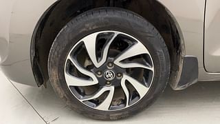 Used 2019 Toyota Glanza [2019-2022] V Petrol Manual tyres LEFT FRONT TYRE RIM VIEW