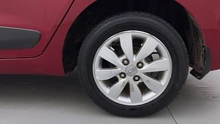 Used 2015 Hyundai Xcent [2014-2017] SX Petrol Petrol Manual tyres LEFT REAR TYRE RIM VIEW