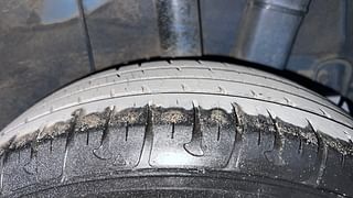 Used 2015 Hyundai Xcent [2014-2017] SX Petrol Petrol Manual tyres LEFT REAR TYRE TREAD VIEW