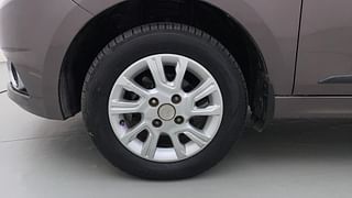 Used 2017 Tata Tiago [2016-2020] Revotron XZ Petrol Manual tyres LEFT FRONT TYRE RIM VIEW