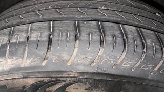 Used 2022 Kia Carens Prestige 1.4 Petrol 7 STR Petrol Manual tyres LEFT FRONT TYRE TREAD VIEW