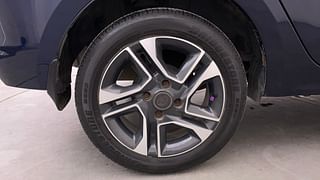 Used 2021 Tata Tigor Revotron XZA plus AMT Petrol Automatic tyres RIGHT REAR TYRE RIM VIEW