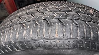 Used 2014 Maruti Suzuki Alto K10 [2010-2014] VXi Petrol Manual tyres LEFT REAR TYRE TREAD VIEW