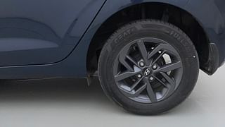 Used 2021 Hyundai Grand i10 Nios Sportz AMT 1.2 Kappa VTVT Petrol Automatic tyres LEFT REAR TYRE RIM VIEW
