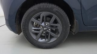 Used 2021 Hyundai Grand i10 Nios Sportz AMT 1.2 Kappa VTVT Petrol Automatic tyres LEFT FRONT TYRE RIM VIEW