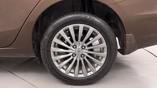 Used 2017 Maruti Suzuki Ciaz [2014-2017] ZXI+ AT Petrol Automatic tyres LEFT REAR TYRE RIM VIEW