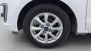 Used 2019 Ford Figo [2019-2021] Titanium Petrol Petrol Manual tyres LEFT FRONT TYRE RIM VIEW