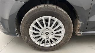 Used 2019 Volkswagen Polo [2018-2022] Trendline 1.0 (P) Petrol Manual tyres LEFT FRONT TYRE RIM VIEW