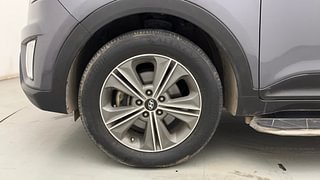 Used 2017 Hyundai Creta [2015-2018] 1.6 SX Plus Auto Petrol Petrol Automatic tyres LEFT FRONT TYRE RIM VIEW