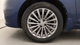 Used 2017 maruti-suzuki Ciaz Alpha Petrol Petrol Manual tyres LEFT FRONT TYRE RIM VIEW