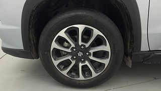 Used 2022 Maruti Suzuki Grand Vitara Alpha Smart Hybrid Petrol Manual tyres LEFT FRONT TYRE RIM VIEW