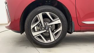 Used 2023 Hyundai Aura SX 1.2 Petrol Petrol Manual tyres LEFT FRONT TYRE RIM VIEW