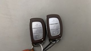 Used 2023 Hyundai Aura SX 1.2 Petrol Petrol Manual extra CAR KEY VIEW